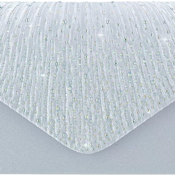 Rhinestone Clutch Purse for Women Sparkling Party Evening Bag Formal Wedding Coc - Picture 1 of 5
